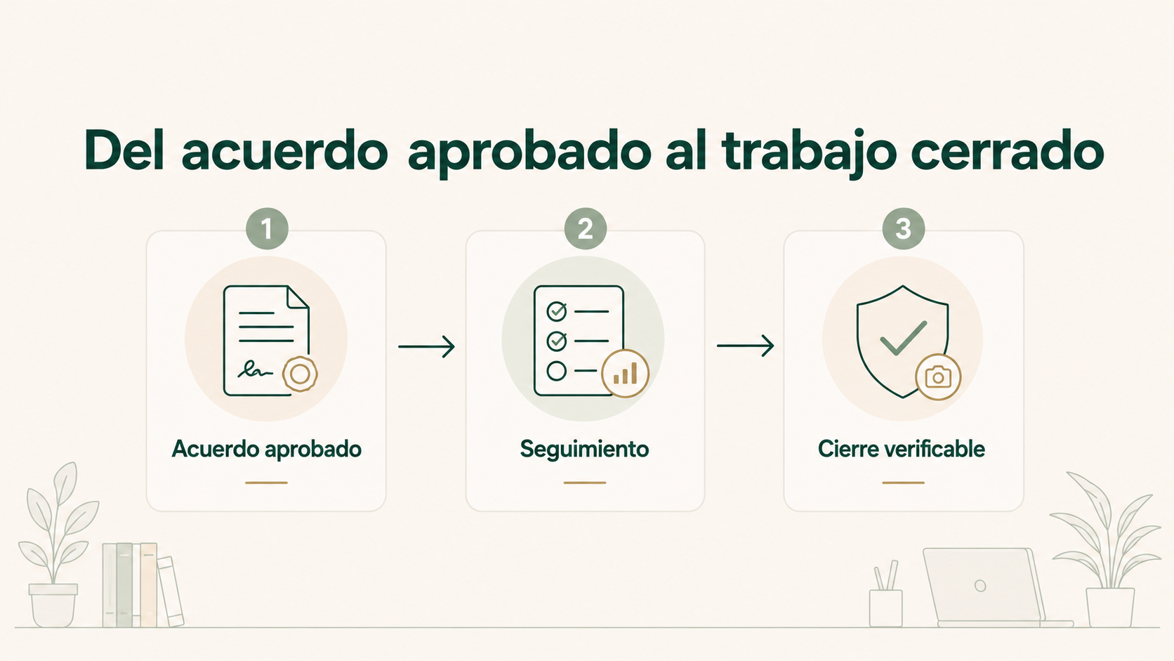 Del acuerdo aprobado al trabajo cerrado