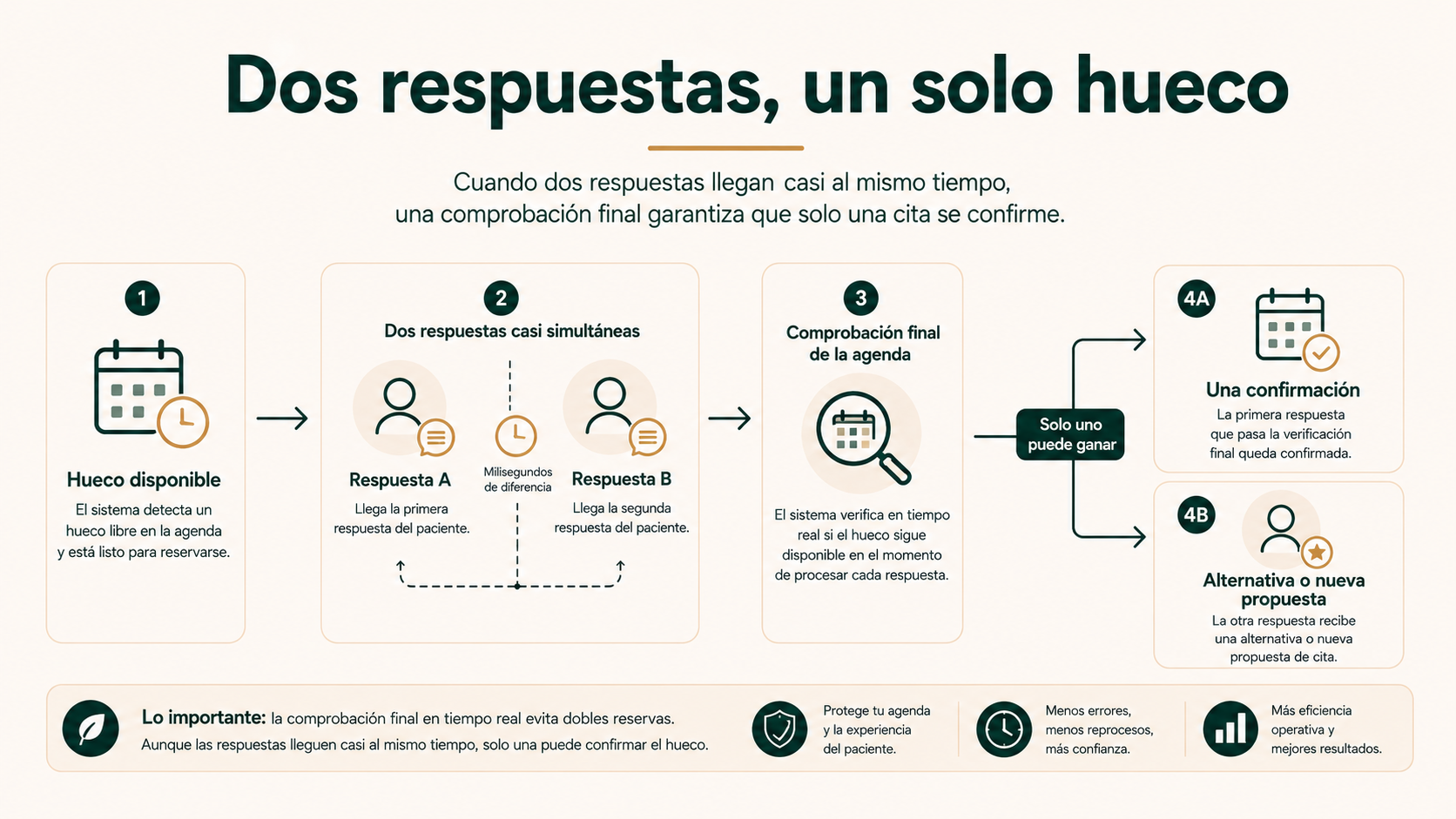 Dos respuestas, un solo hueco