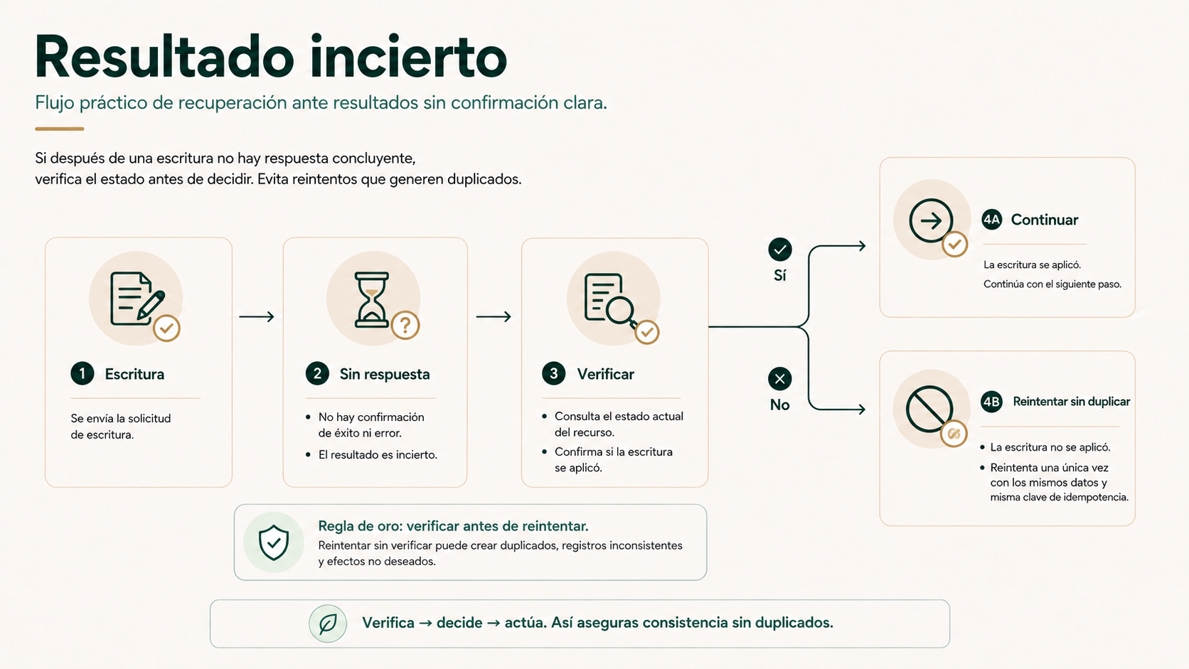 Resultado incierto